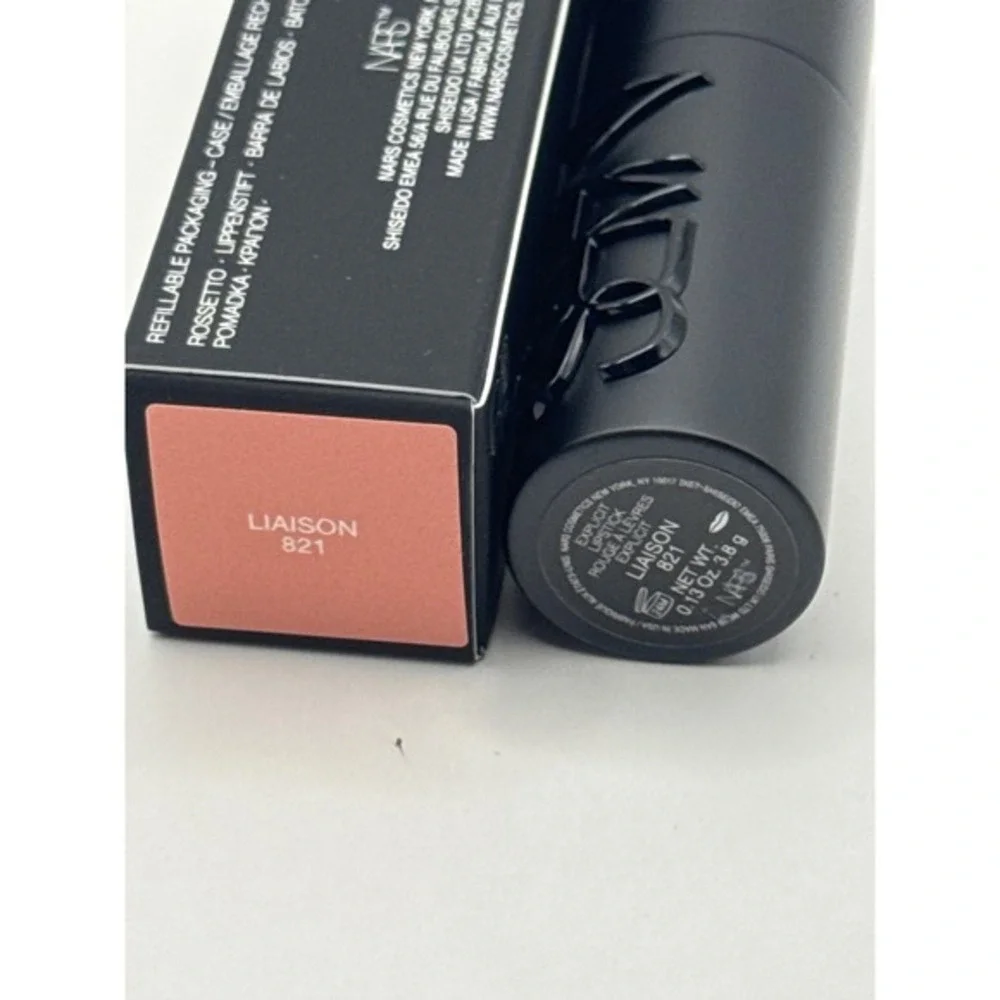 NARS Explicit Lipstick Liaison 821 Warm Tan Pink Refillable‎ 0.13oz BNIB